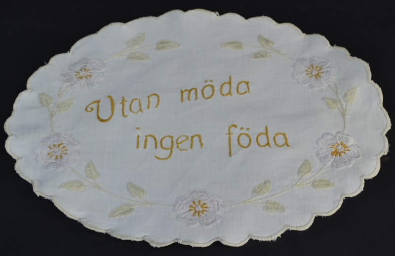 Broderad duk