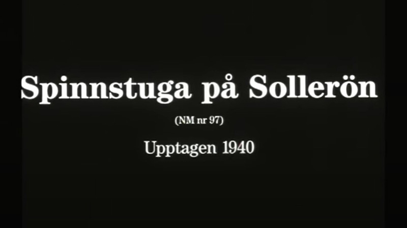 Spinnstuga 1940