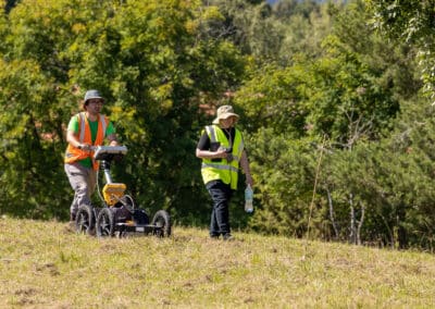 Geofysiska undersökningar i Bengtsarvet på Sollerön