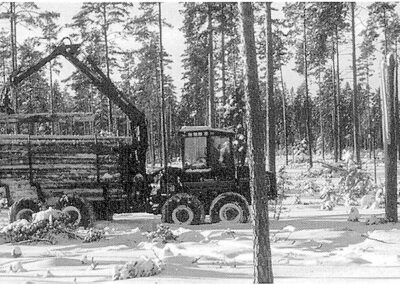 Dagens skogsbruk på Solleröskogen