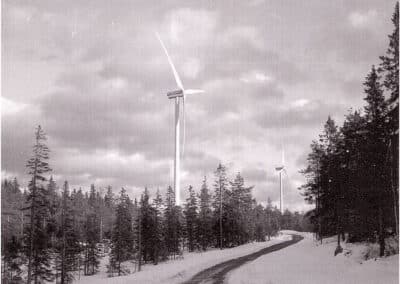 Etablering av vindkraftsparker på Solleröskogen