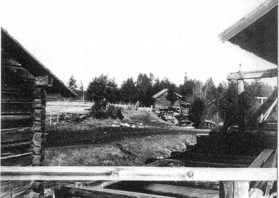Tröskning i Mångberg 1921